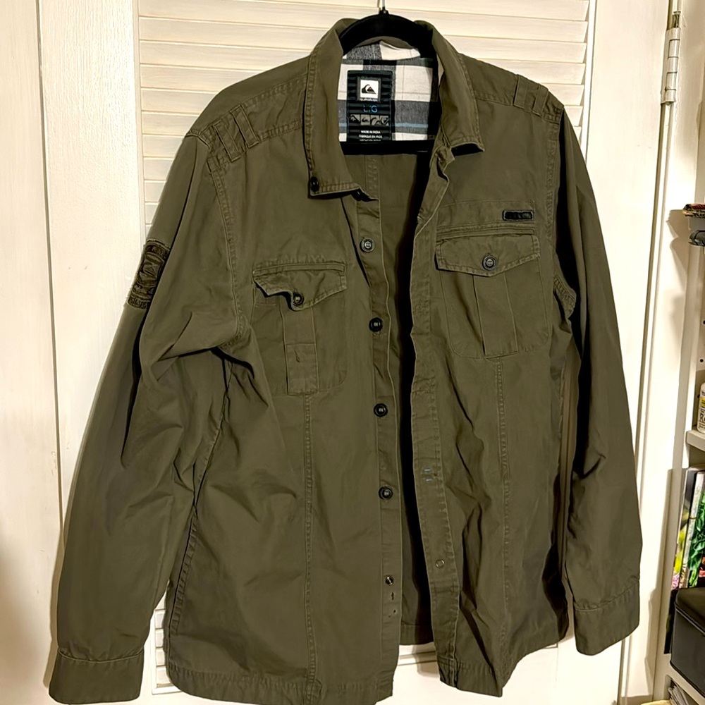 Quicksilver Army Jacket. Very Unique!